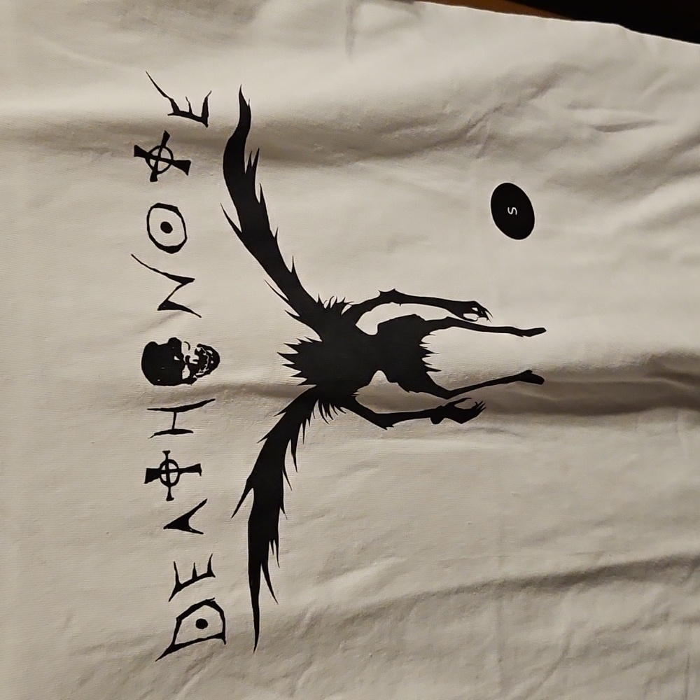 White Death Note Graphic T-Shirt